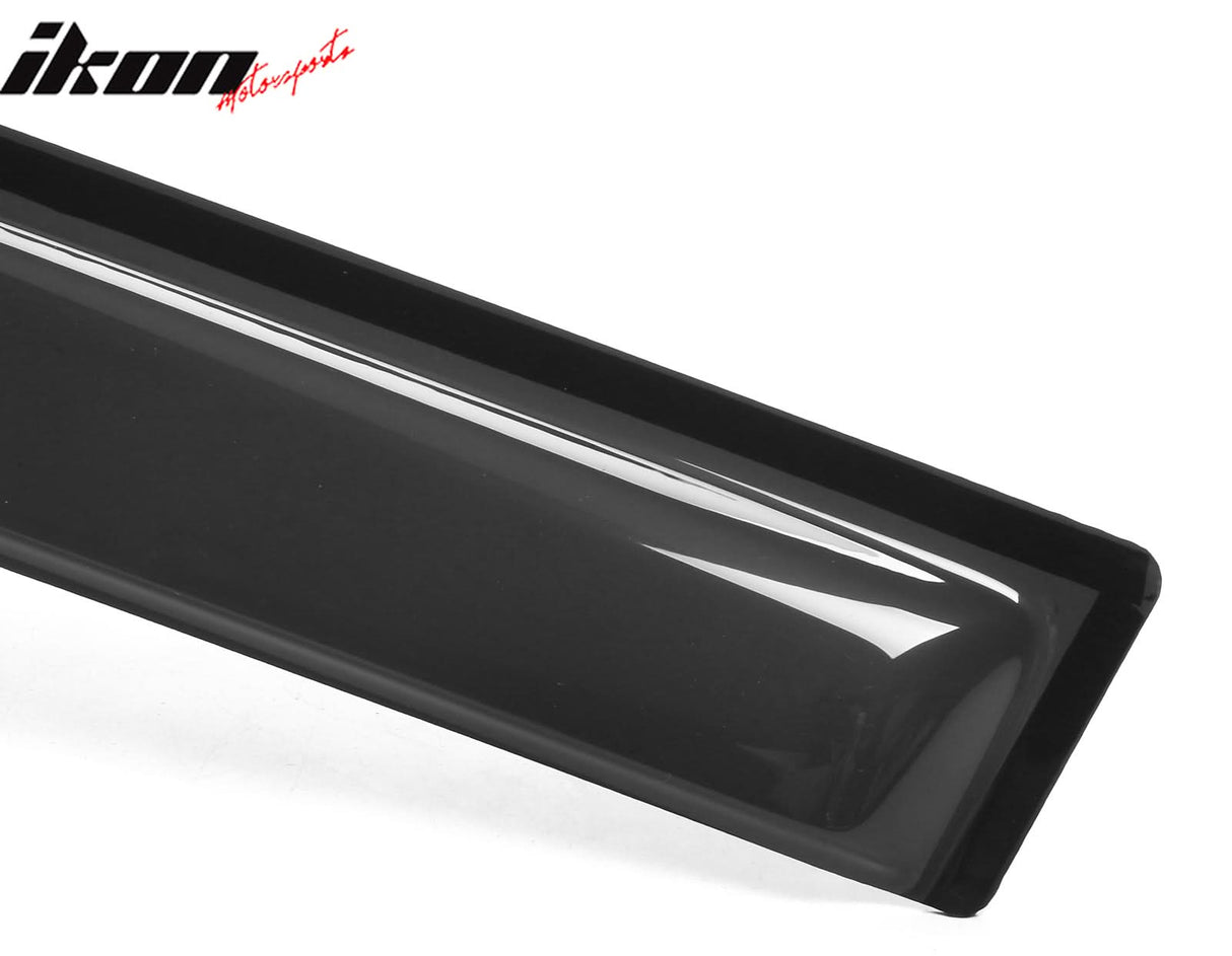 2021-2025 Ford Bronco Sport Slim Style Black Window Visors Acrylic 4PC