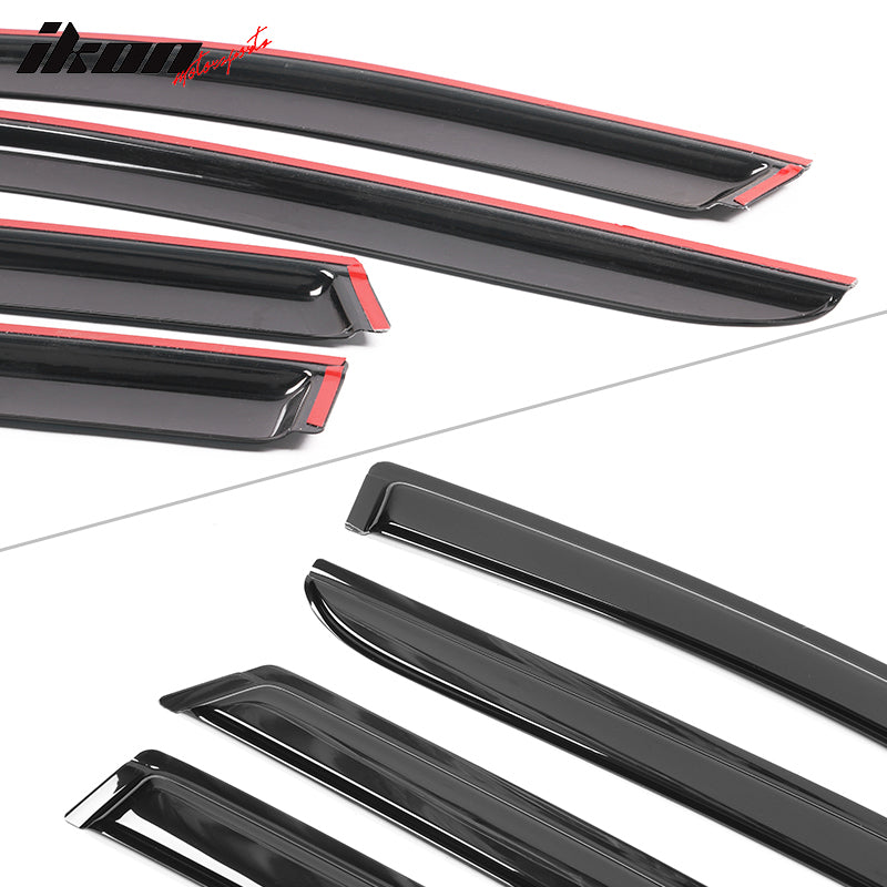 2007-2014 Ford Edge 2007-2015 Lincoln MKZ Smoke Window Visors Acylic