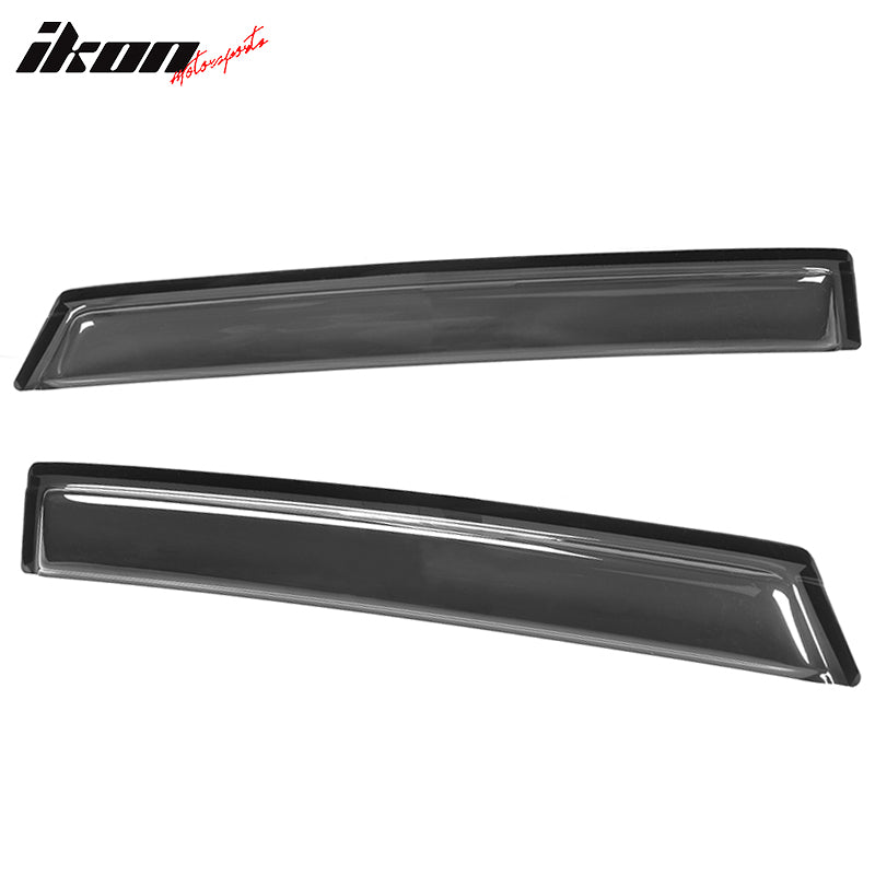 2007-2014 Ford Edge 2007-2015 Lincoln MKZ Smoke Window Visors Acylic