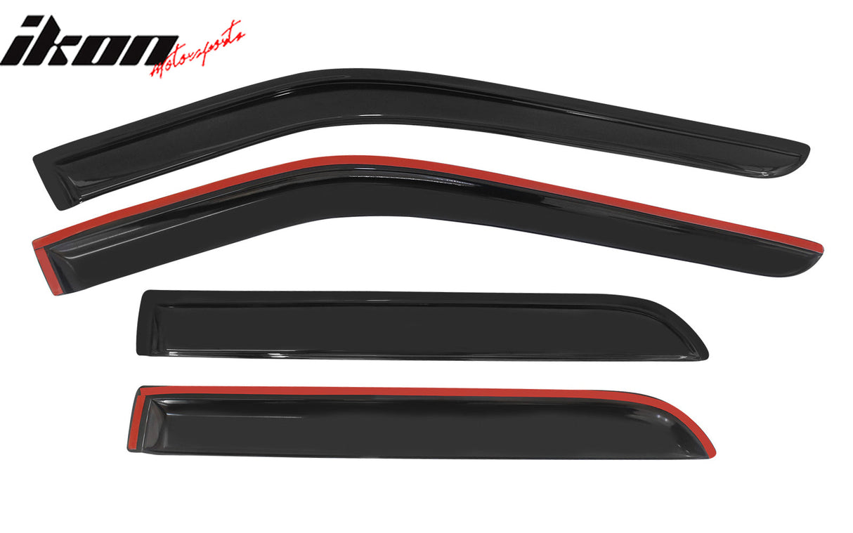 2011-2019 Ford Explorer Wind Rain Guards Window Visors Acrylic