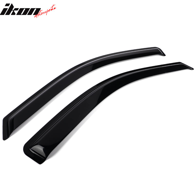 2004-2008 Ford F150 Standard Cab Tape On Acrylic Visor Windows 2Pc Set