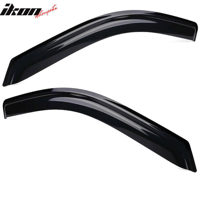 2004-2008 Ford F150 Standard Cab Tape On Acrylic Visor Windows 2Pc Set