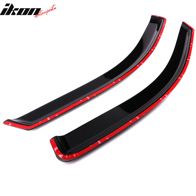 2004-2008 Ford F150 Standard Cab Tape On Acrylic Visor Windows 2Pc Set