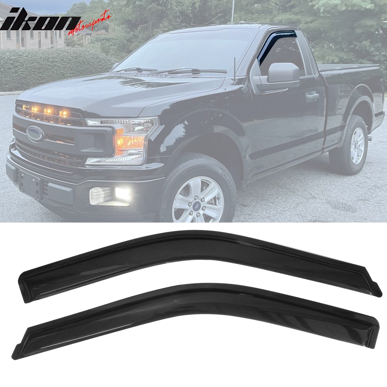 2015-2024 Ford F-150 2017-2021 F-250 to F550 Standard Window Visors