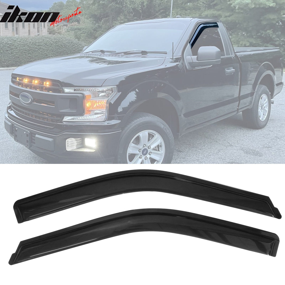 2015-2024 Ford F-150 2017-2021 F-250 to F550 Standard Window Visors