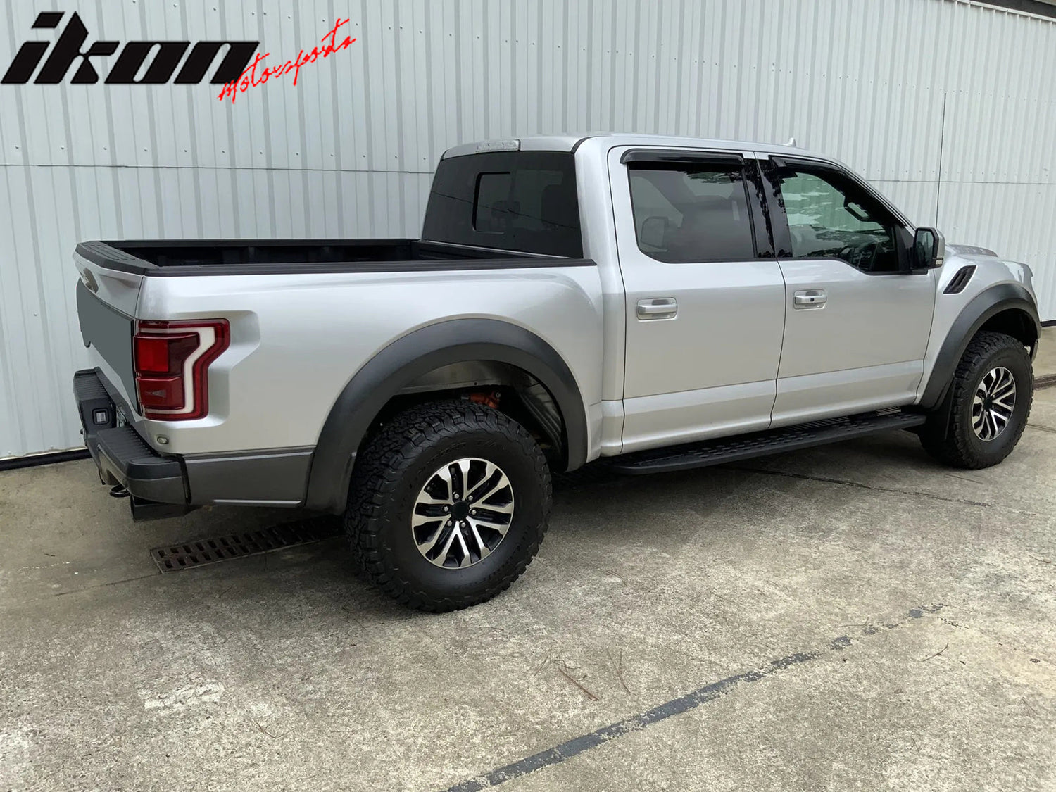 2015-2024 Ford F-Series Crew Cab Slim Style Window Visors Acrylic