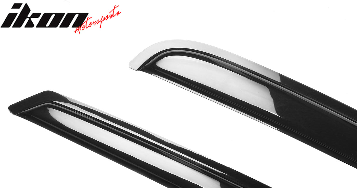 1997-2003 Ford F-150 F-250 Extended Cab Tape On 4PCS Window Visors