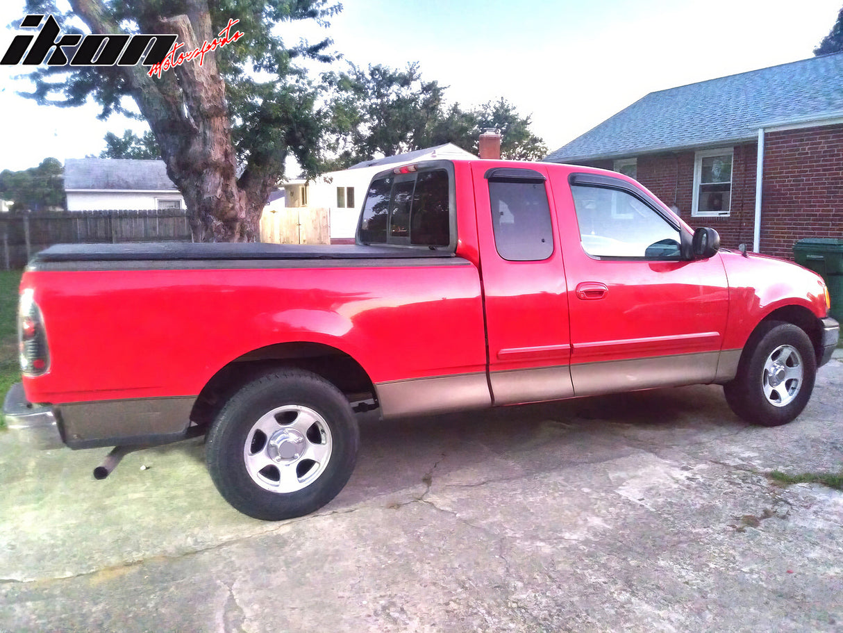 1997-2003 Ford F-150 F-250 Extended Cab Tape On 4PCS Window Visors
