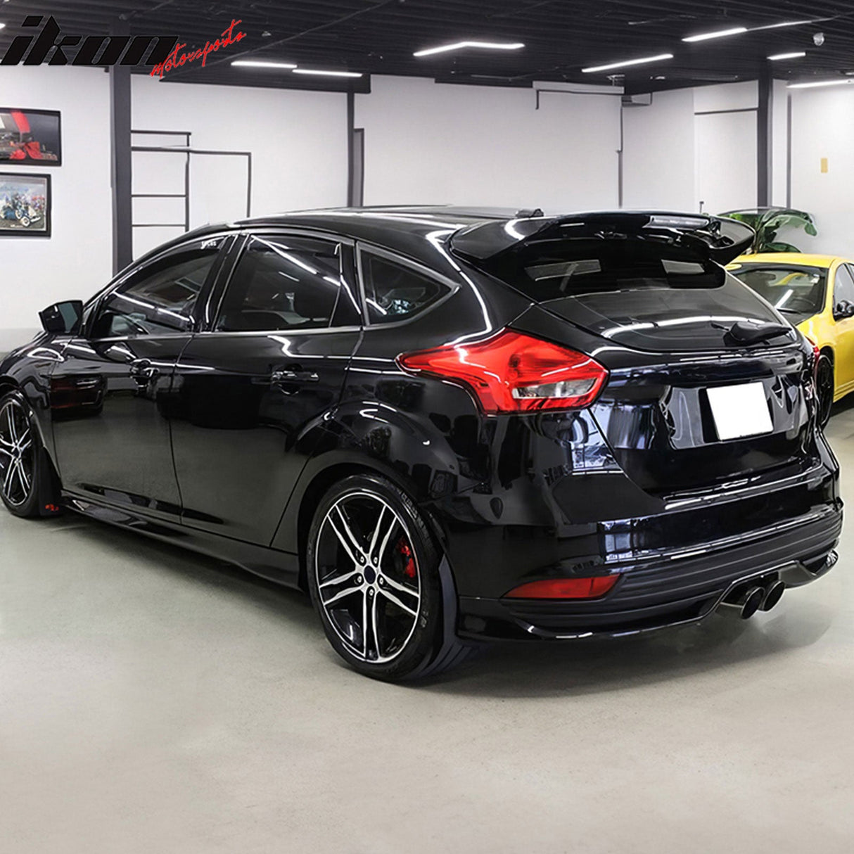 2012-2018 Ford Focus Tape on Window Visor Rain Guard Acrylic 4PC