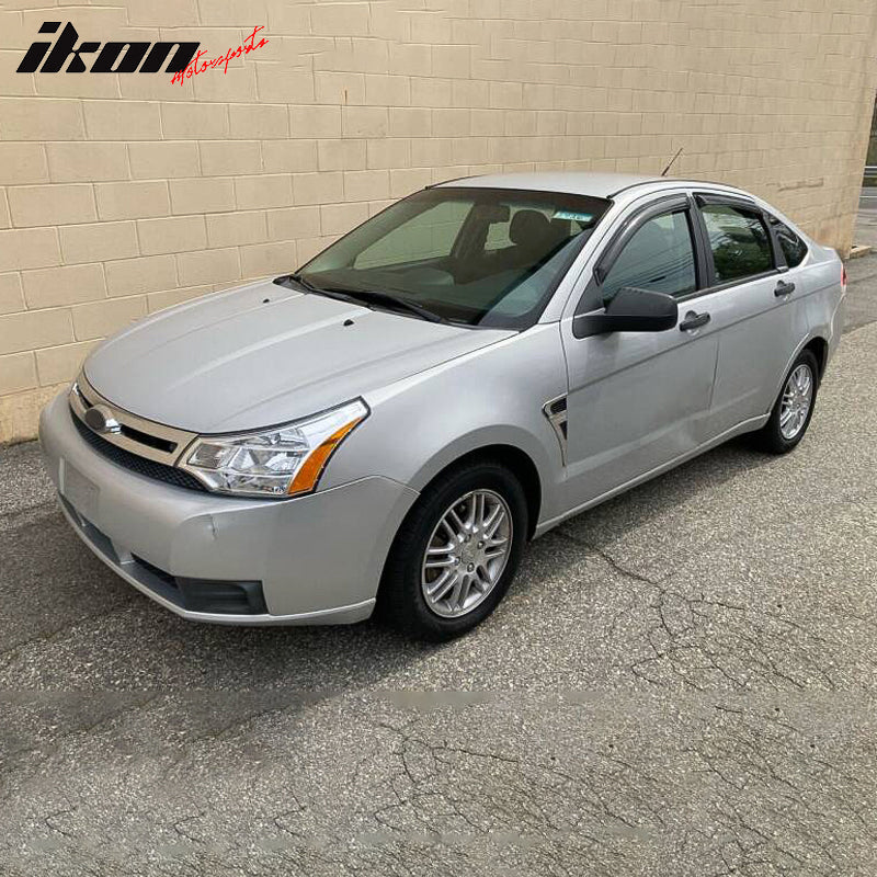 2008-2011 Ford Focus 4Door Acrylic 4PC Tape On Window Visors Guard