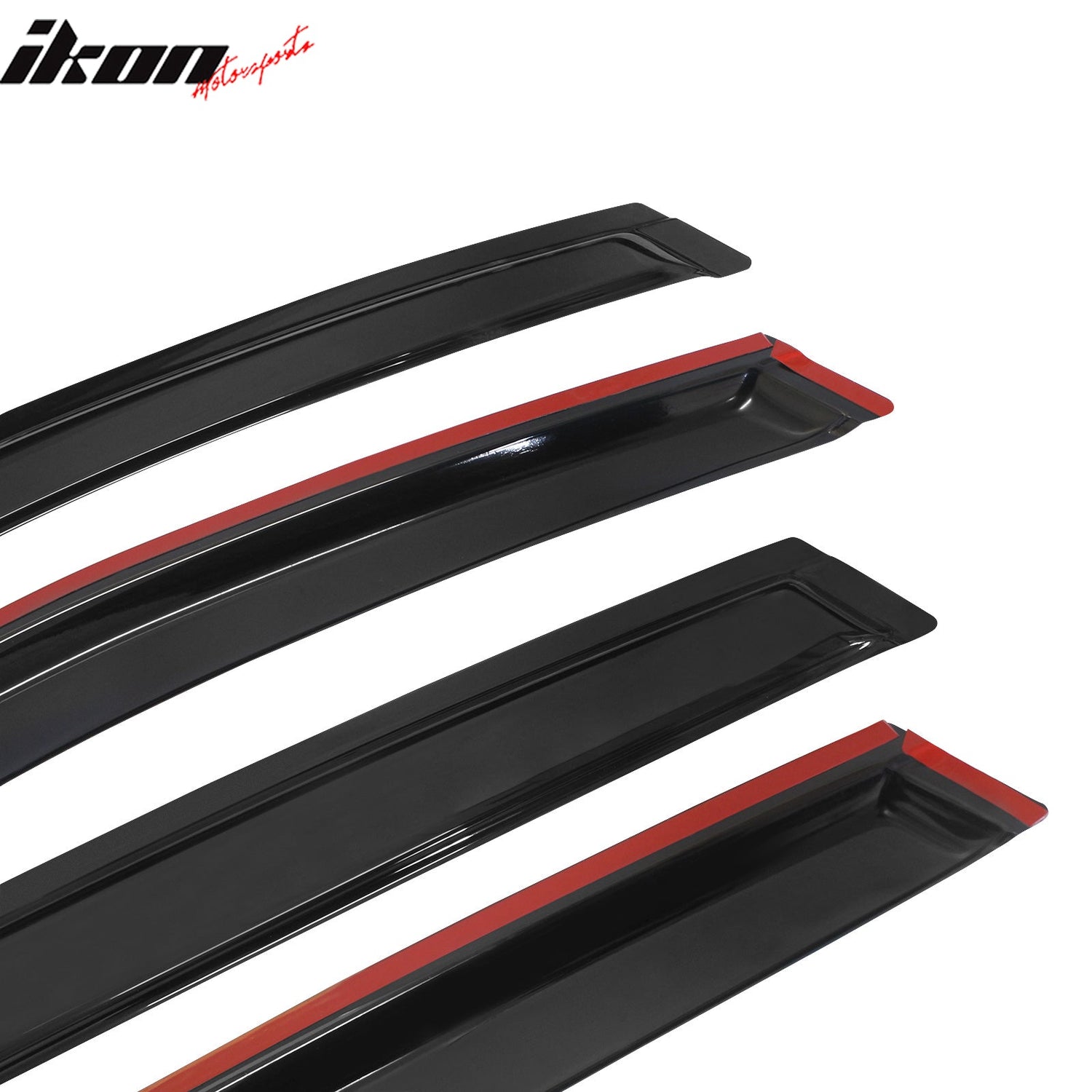 2008-2011 Ford Focus 4Door Acrylic 4PC Tape On Window Visors Guard