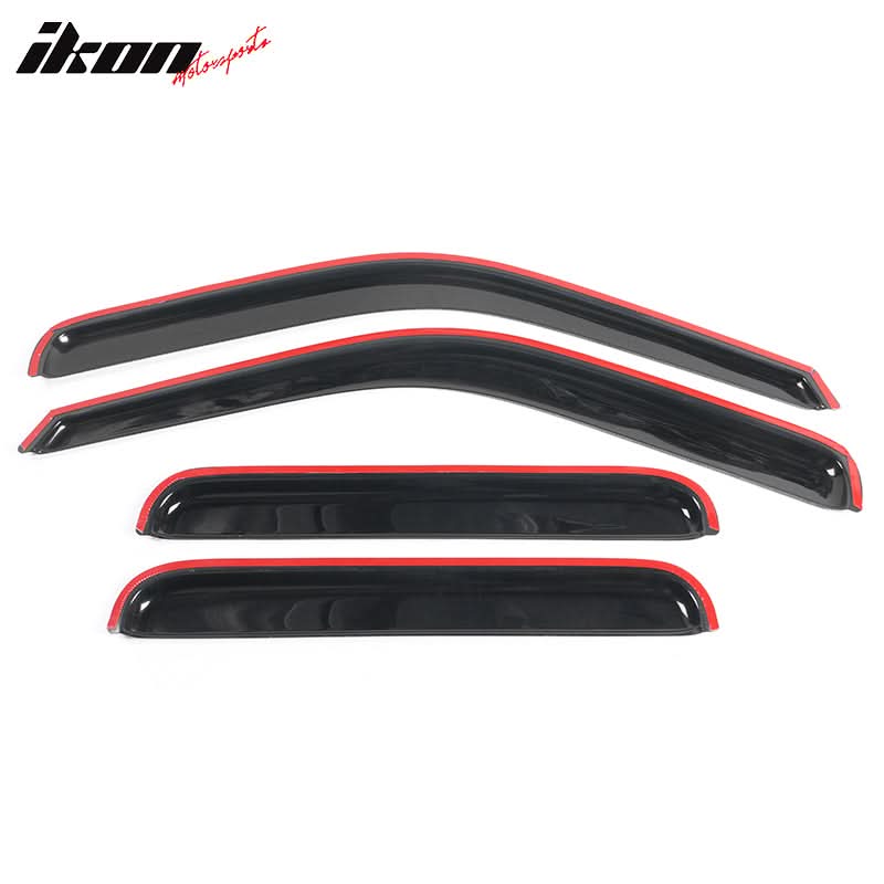 1999-2016 Ford F250-F550 Super Duty Crew Cab Tape On Window Visors