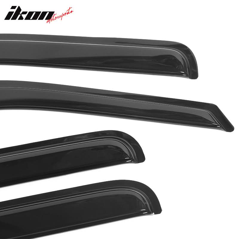 1999-2016 Ford F250-F550 Super Duty Crew Cab Tape On Window Visors