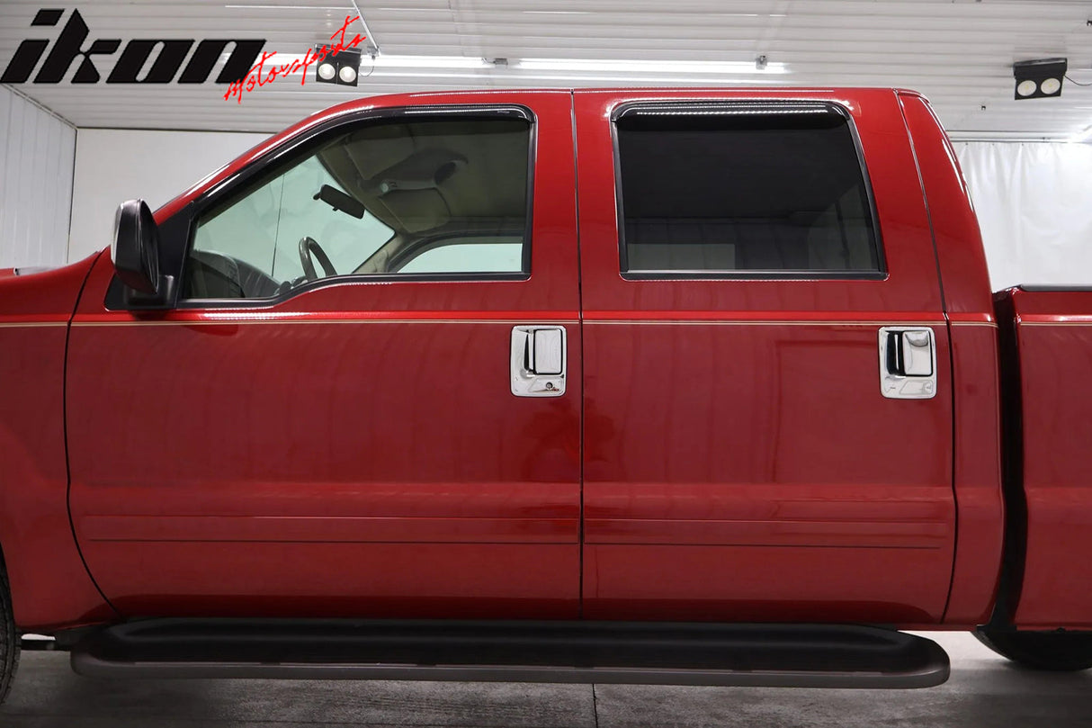 1999-2016 Ford F250-F550 Super Duty Crew Cab Tape On Window Visors