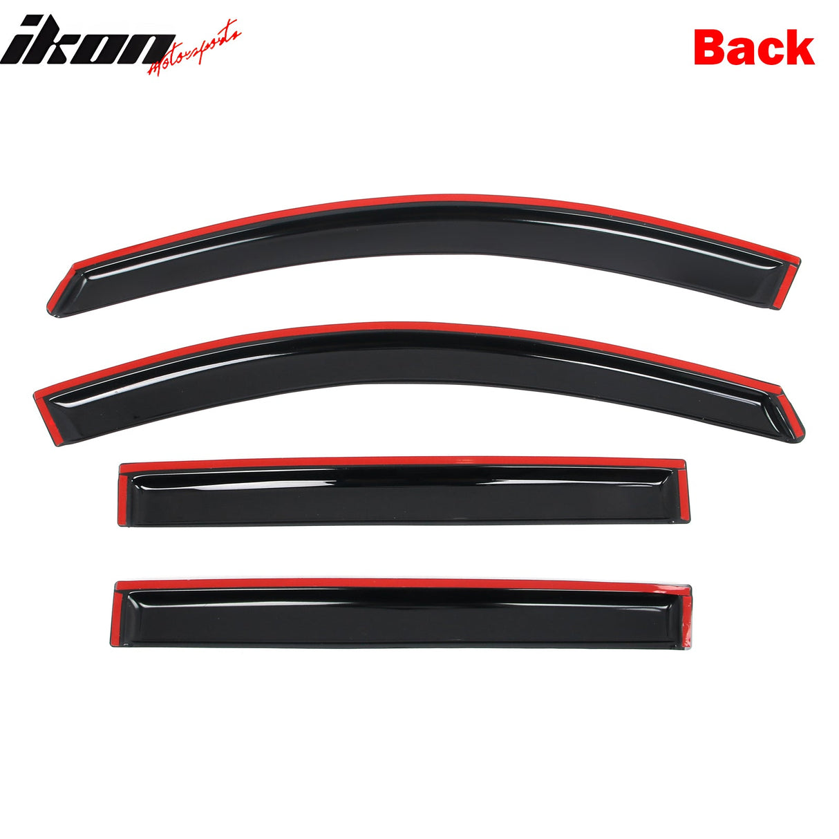 2018-2024 GMC Terrain 4PCS Tape on Window Visors Vent Rain Sun Guards