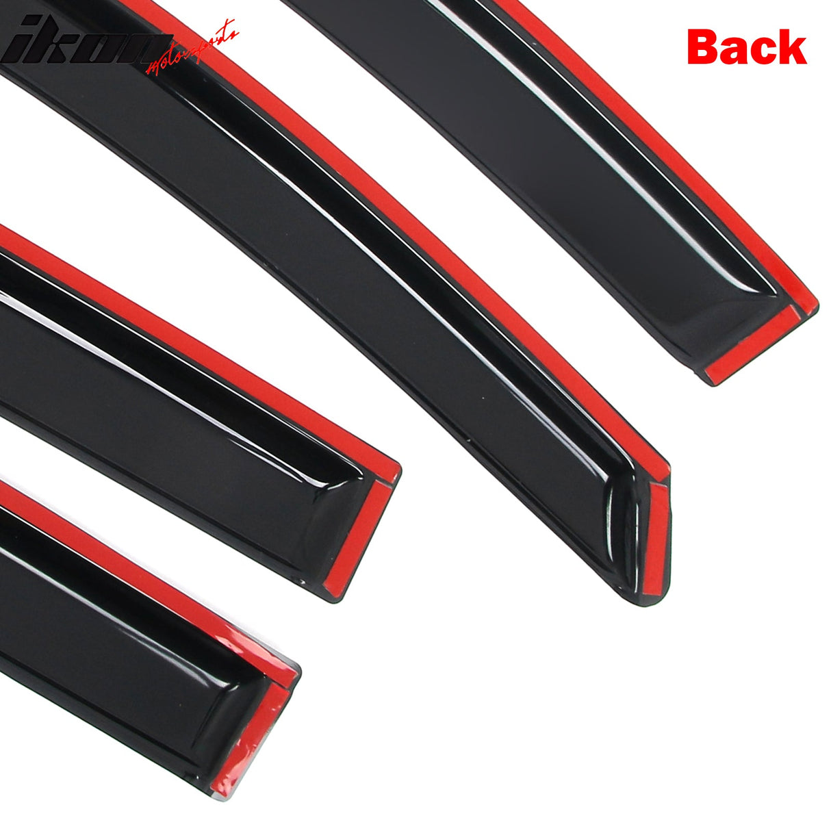 2018-2024 GMC Terrain 4PCS Tape on Window Visors Vent Rain Sun Guards