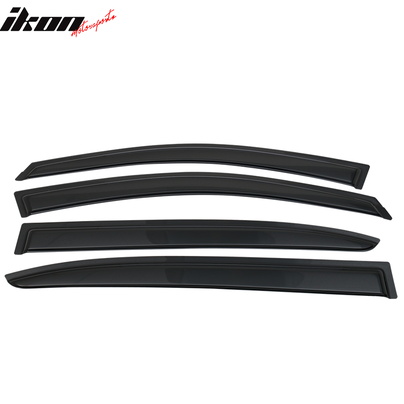 2013-2017 Honda Accord 4-Door Sedan Tape On Window Visors Rain Guard