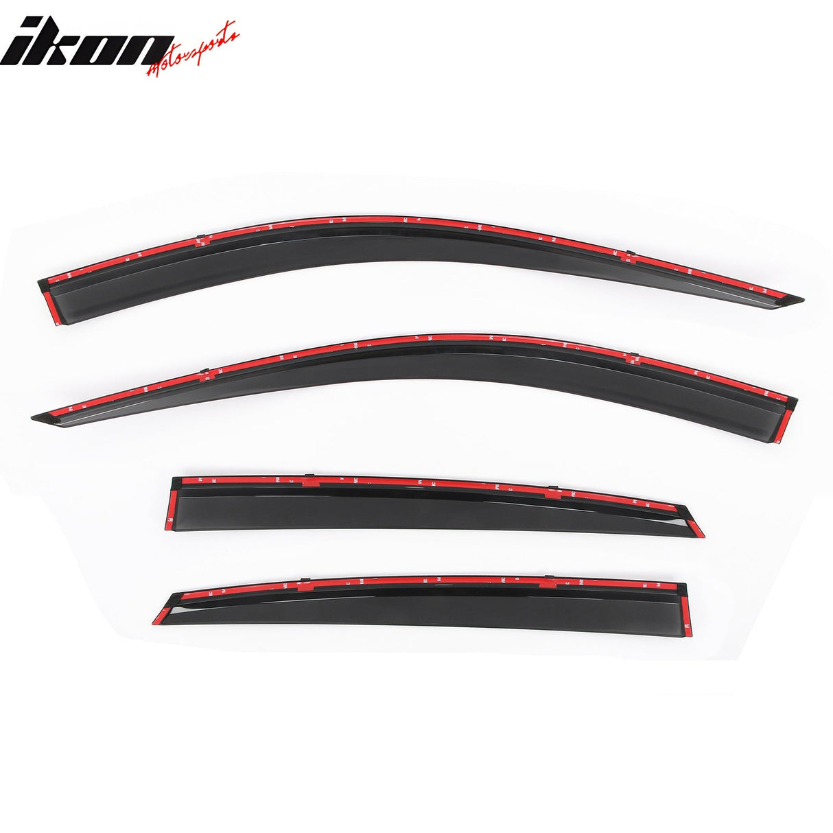 2018-2025 Honda Accord Window Visor Vent Rain Guard W/Chrome Trim PMMA