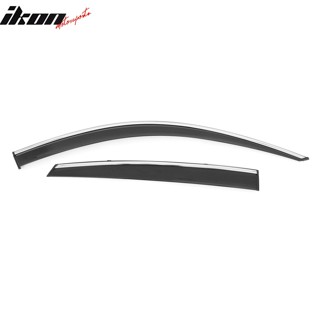 2018-2025 Honda Accord Window Visor Vent Rain Guard W/Chrome Trim PMMA