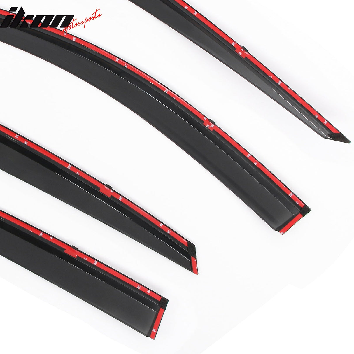 2018-2025 Honda Accord Window Visor Vent Rain Guard W/Chrome Trim PMMA