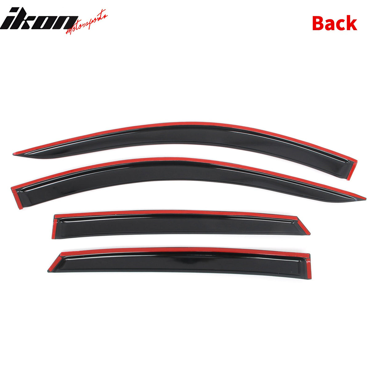 2018-2025 Honda Accord 4PCS Tape on Window Visors Vent Rain Sun Guards