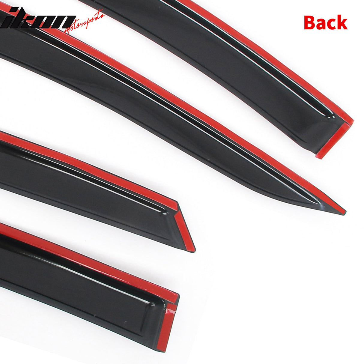 2018-2025 Honda Accord 4PCS Tape on Window Visors Vent Rain Sun Guards