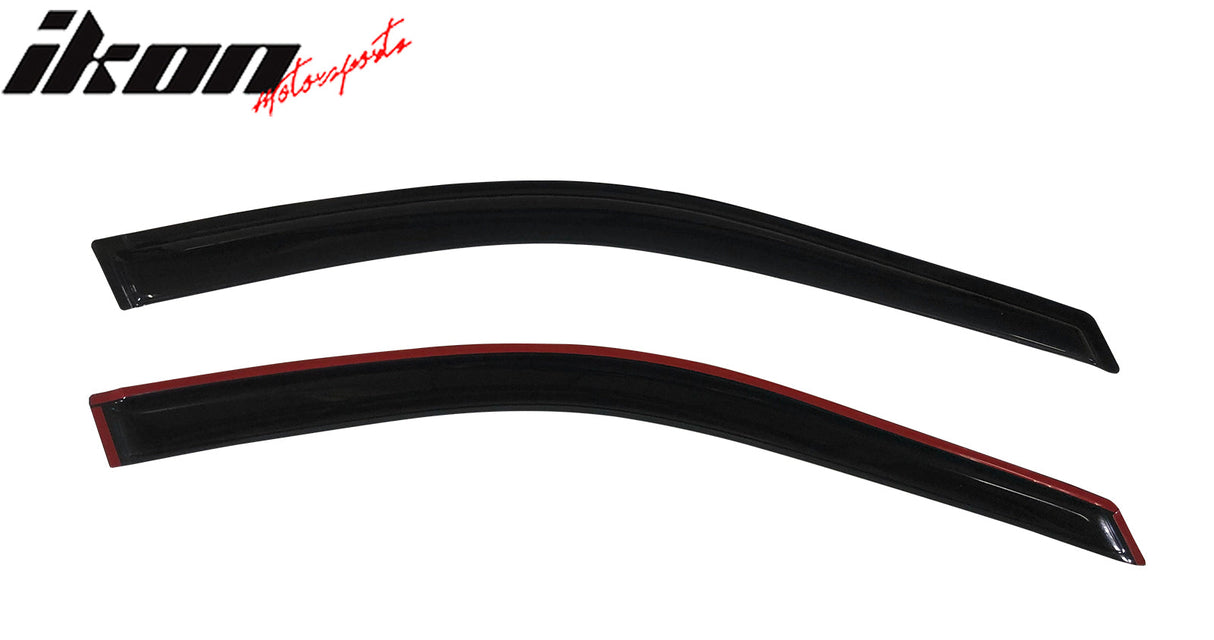 1998-2002 Honda Accord 2-Door Coupe Window Visors Set Acrylic