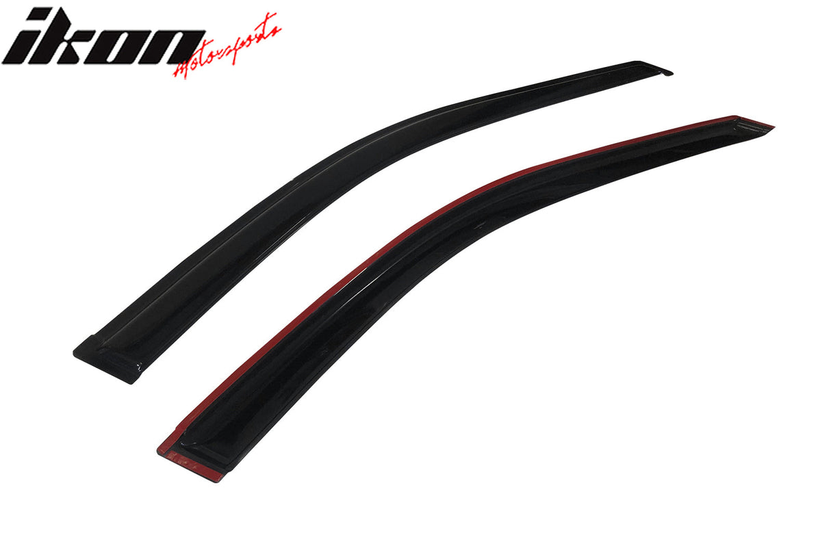 1998-2002 Honda Accord 2-Door Coupe Window Visors Set Acrylic