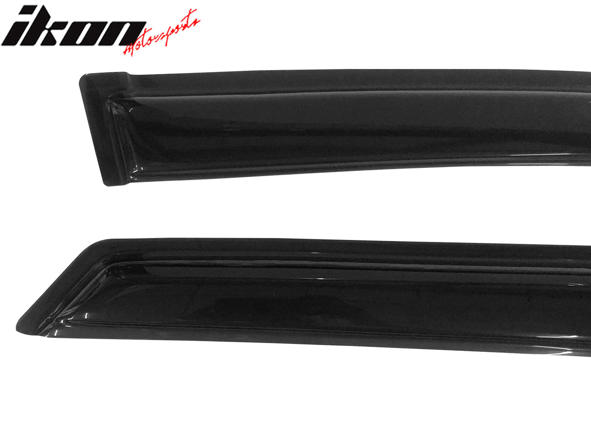1998-2002 Honda Accord 2-Door Coupe Window Visors Set Acrylic
