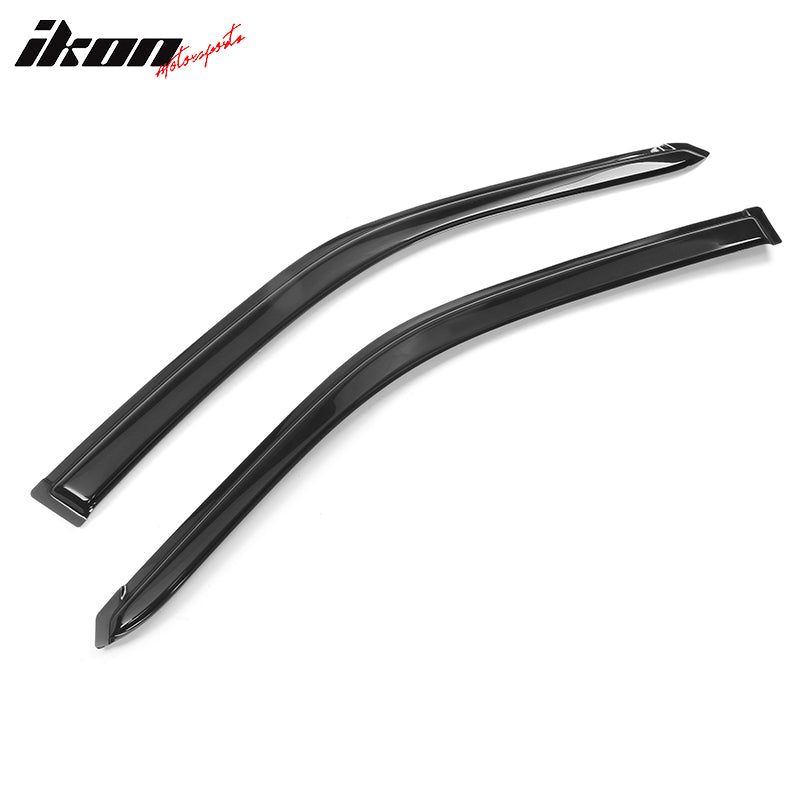 2001-2005 Honda Civic Slim Style Smoke Tinted Visor Windows Acrylic