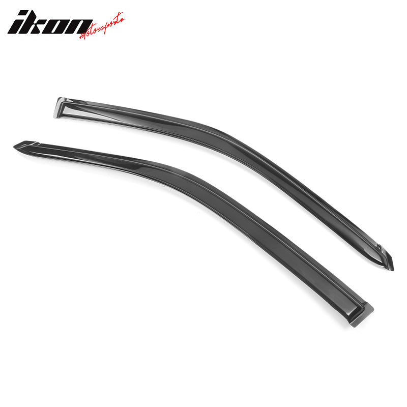 2001-2005 Honda Civic Slim Style Smoke Tinted Visor Windows Acrylic