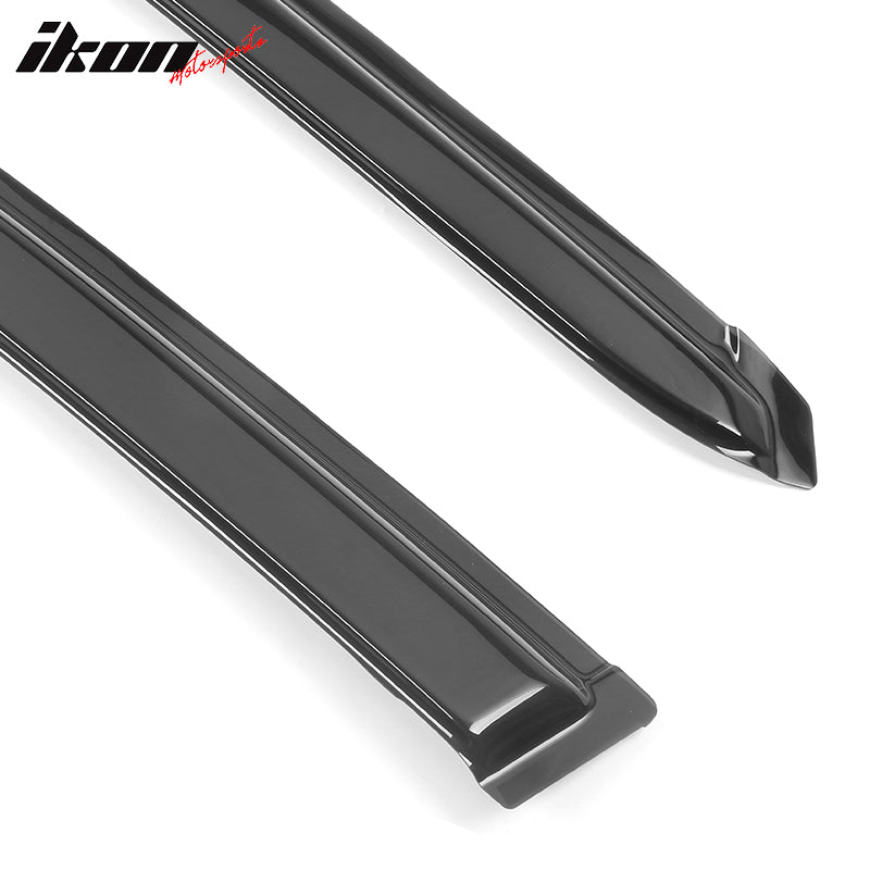 2001-2005 Honda Civic Slim Style Smoke Tinted Visor Windows Acrylic