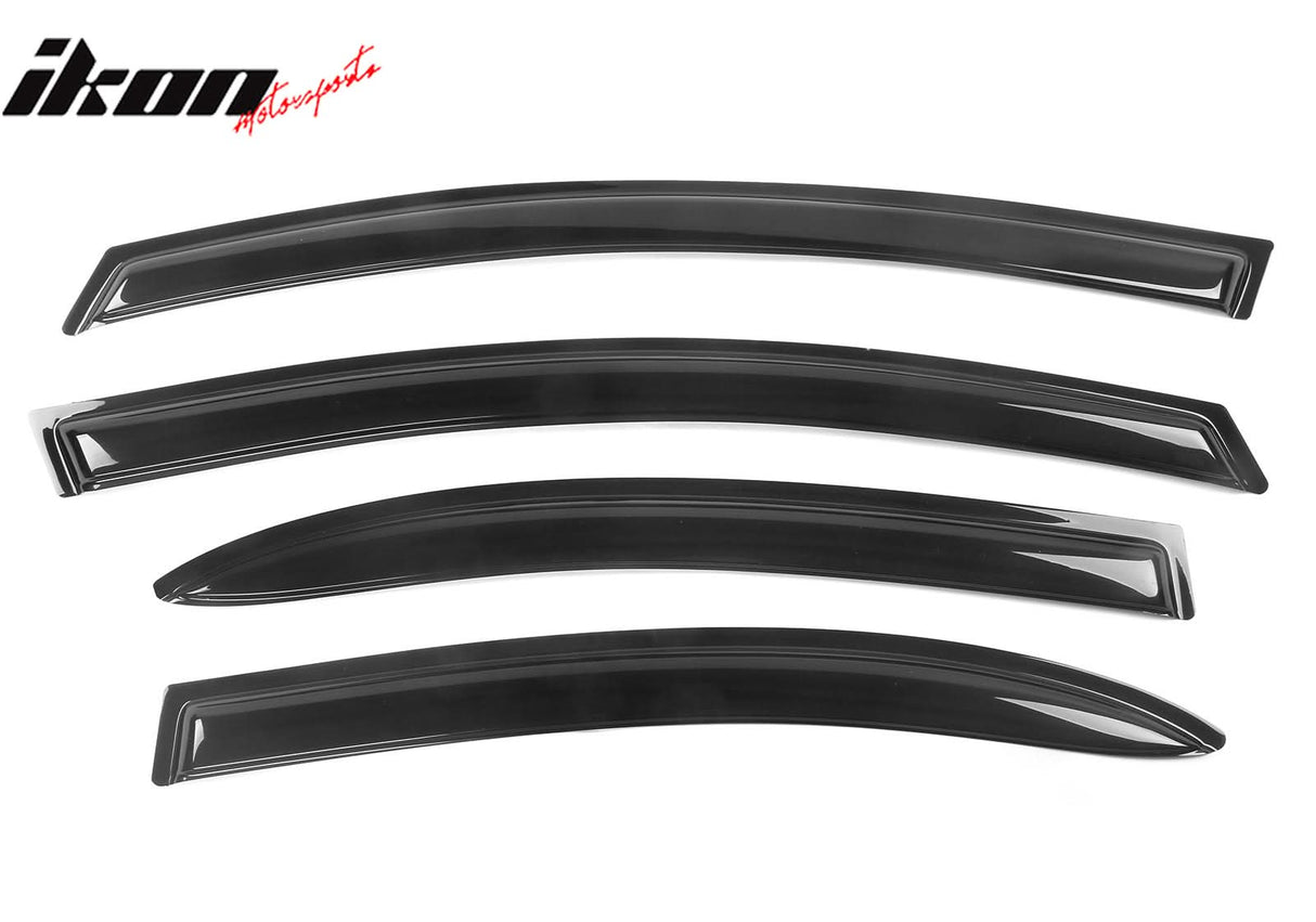 2006-2011 Honda Civic Sedan 4-Door Window Visor Acrylic 4PC Rain Guard