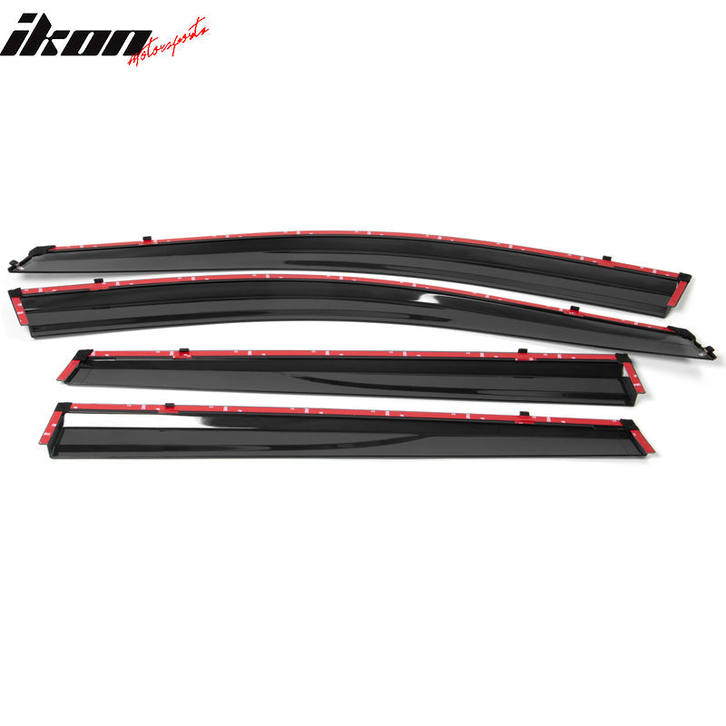 2016-2021 Honda Civic 4Dr Sedan 10th Generation Tape On Window Visor