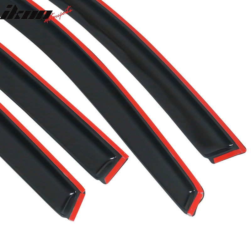 2007-2011 Honda CRV Acrylic 4PC Window Visors Tape On Rain Guard