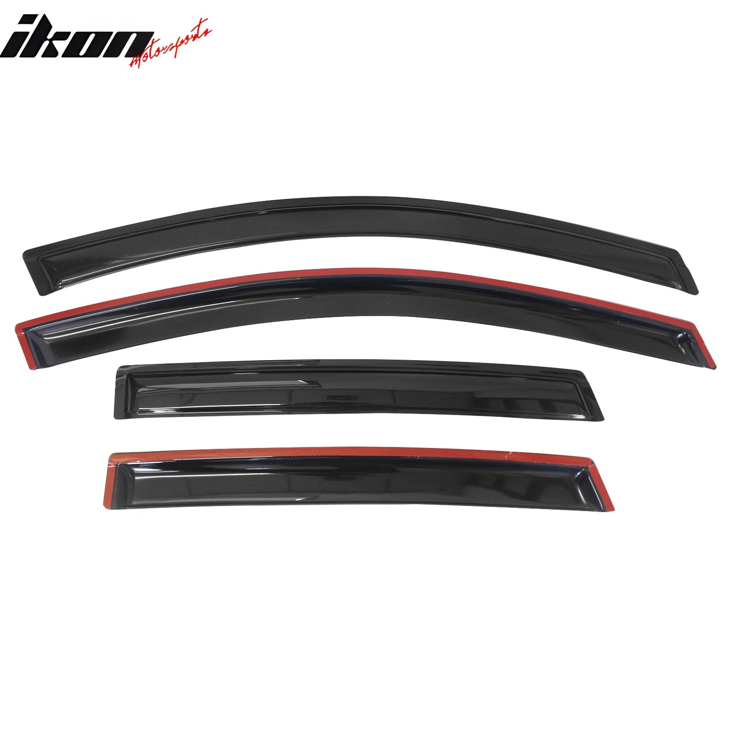 2012-2016 Honda CRV Acrylic 4PC Window Visors Tape On Rain Guard