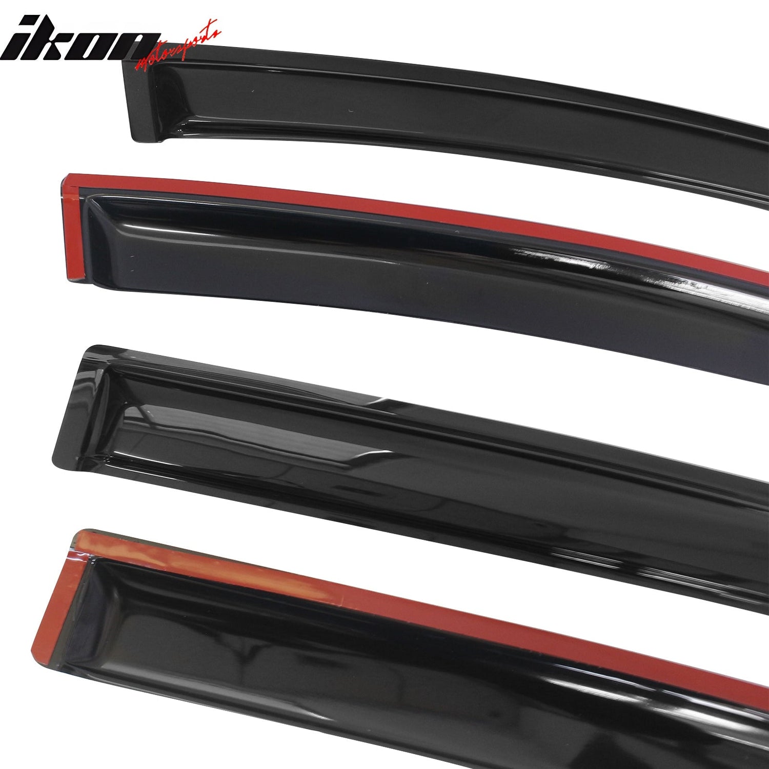 2012-2016 Honda CRV Acrylic 4PC Window Visors Tape On Rain Guard