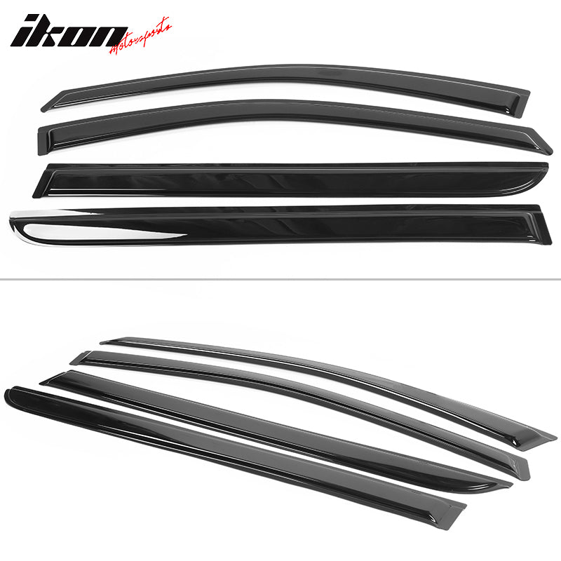 2008-2010 Honda Odyssey Slim Style Smoke Visor Windows Guards Acrylic