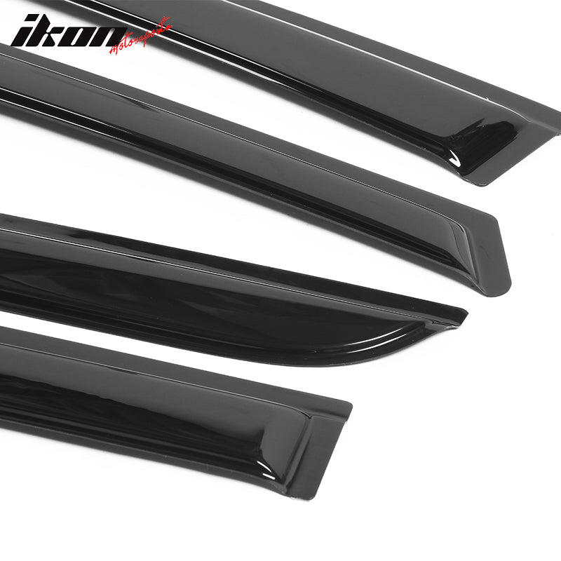 2008-2010 Honda Odyssey Slim Style Smoke Visor Windows Guards Acrylic