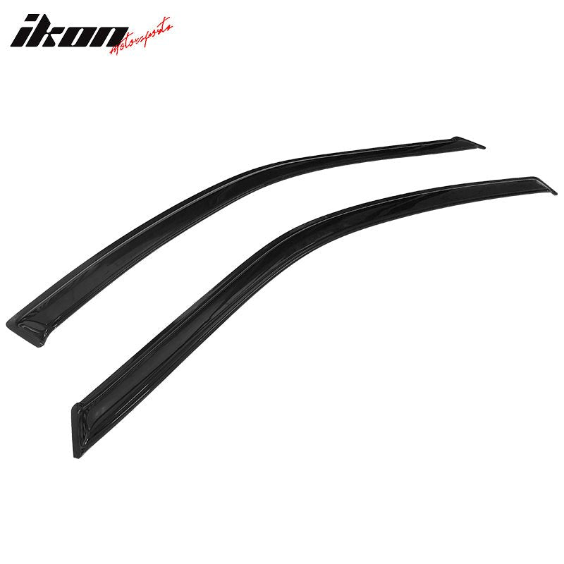 1992-1996 Honda Prelude Slim Style Smoke Tinted Window Visors Acrylic