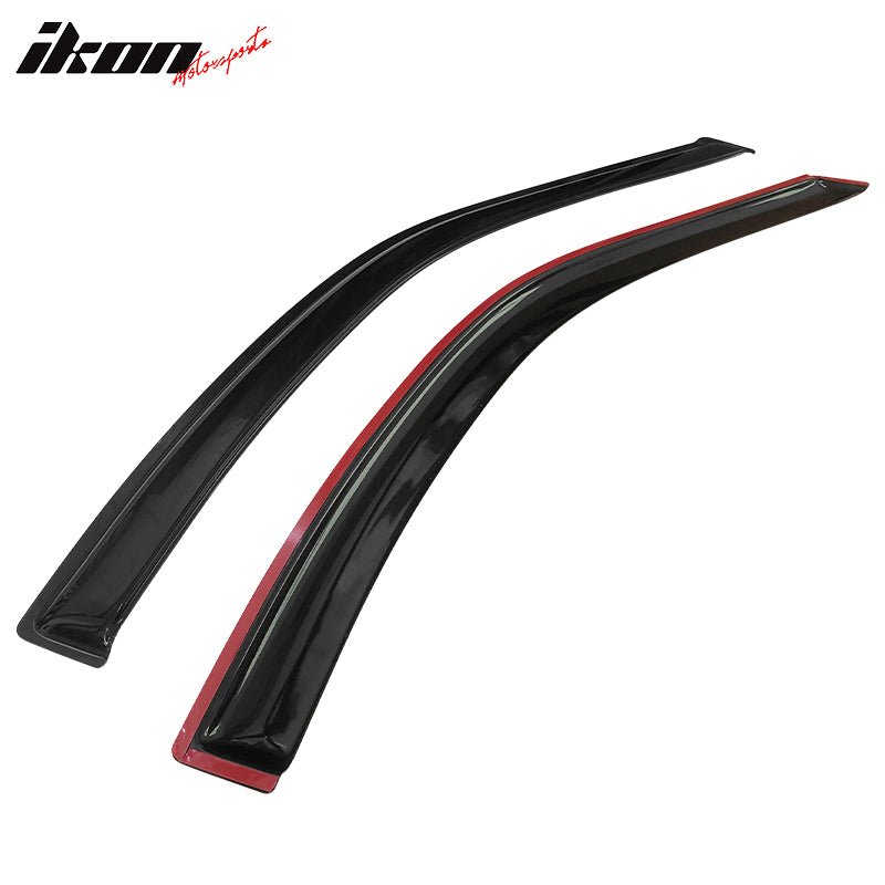 1992-1996 Honda Prelude Slim Style Smoke Tinted Window Visors Acrylic