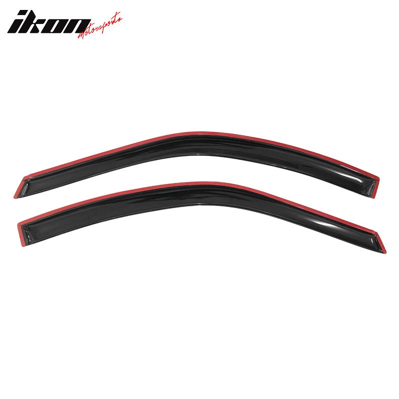 1992-1996 Honda Prelude Slim Style Smoke Tinted Window Visors Acrylic