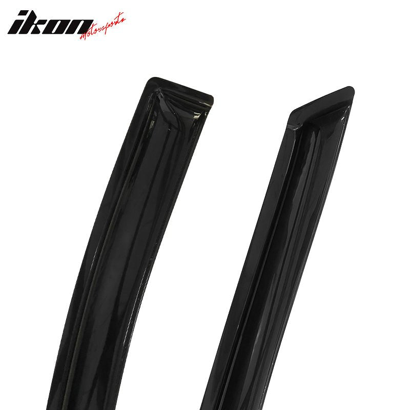 1992-1996 Honda Prelude Slim Style Smoke Tinted Window Visors Acrylic