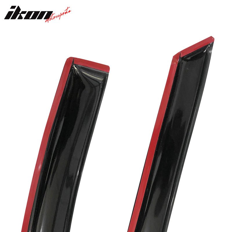 1992-1996 Honda Prelude Slim Style Smoke Tinted Window Visors Acrylic