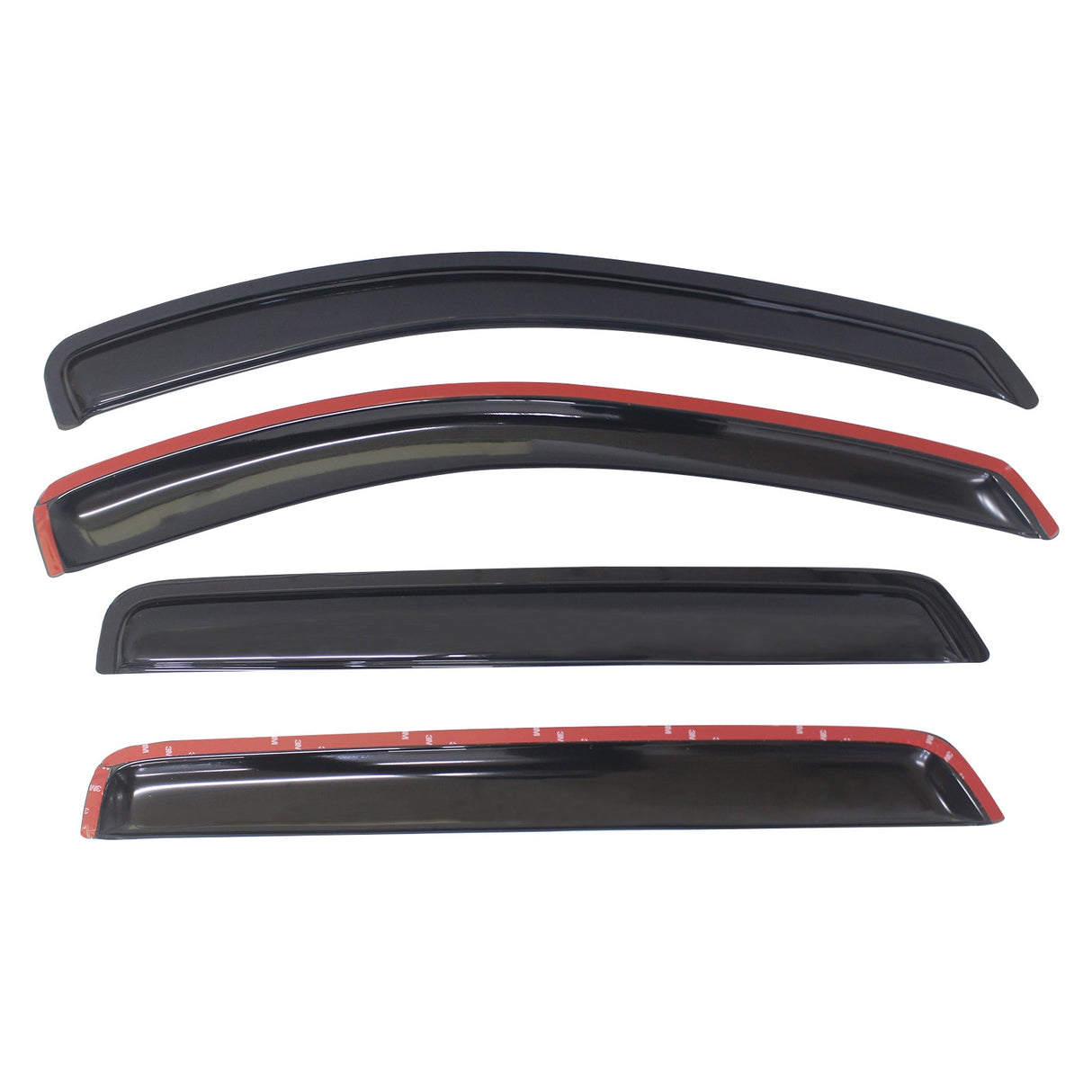 2007-2012 Hyundai Santa Fe Slim Style Smoke Visor Window Guard Acrylic