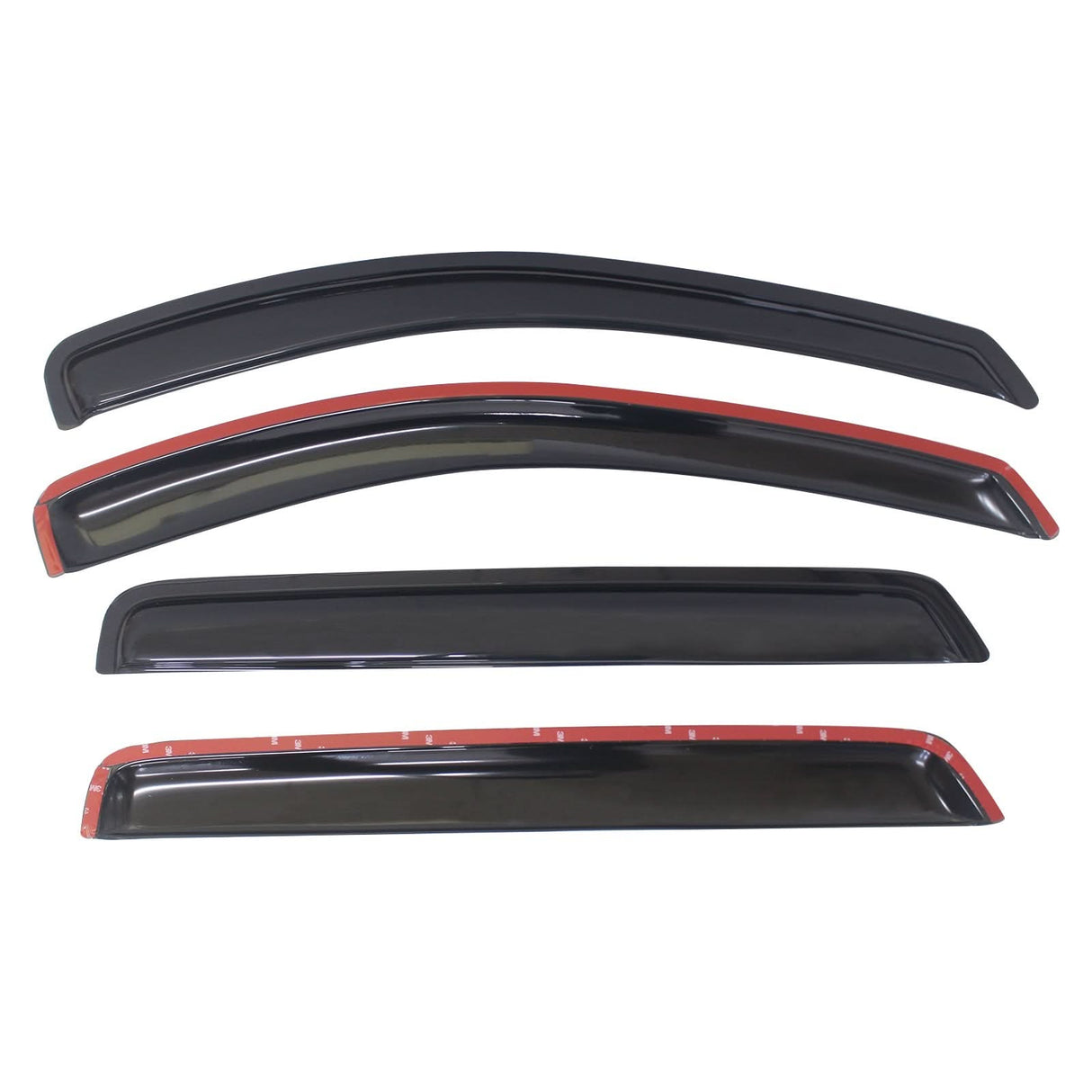 2007-2012 Hyundai Santa Fe Slim Style Smoke Visor Window Guard Acrylic