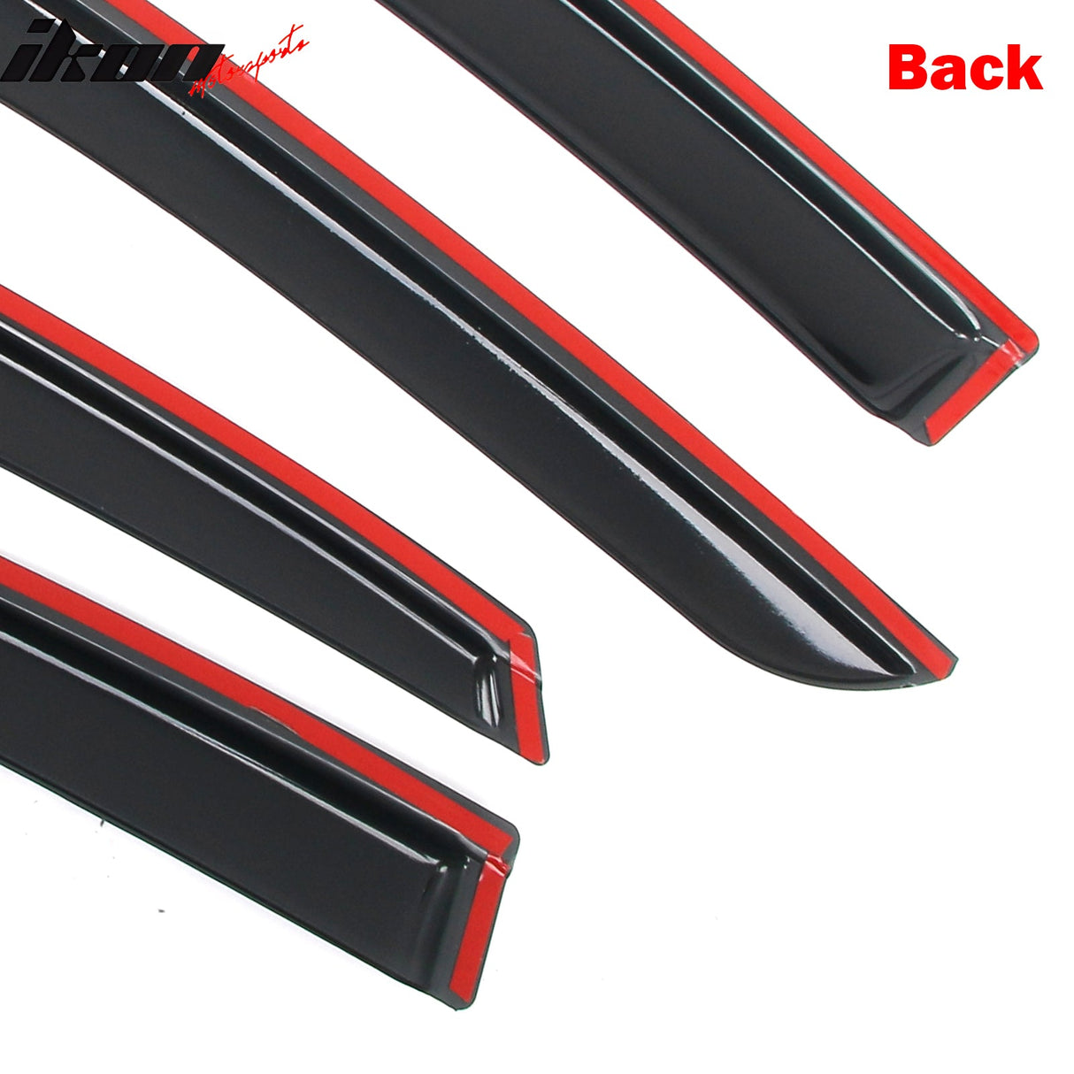 2022-2025 Infiniti QX55 4PC Tape on Window Visors Vent Rain Sun Guards