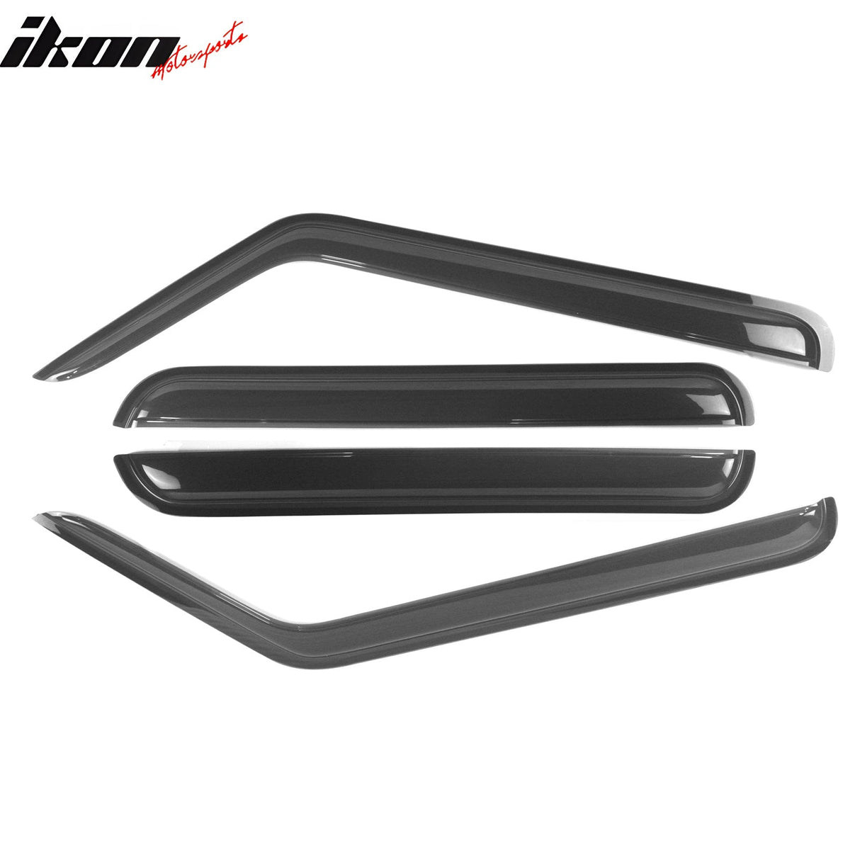 2006-2010 Jeep Commander Slim Style Smoke Visor Windows Guard Acrylic