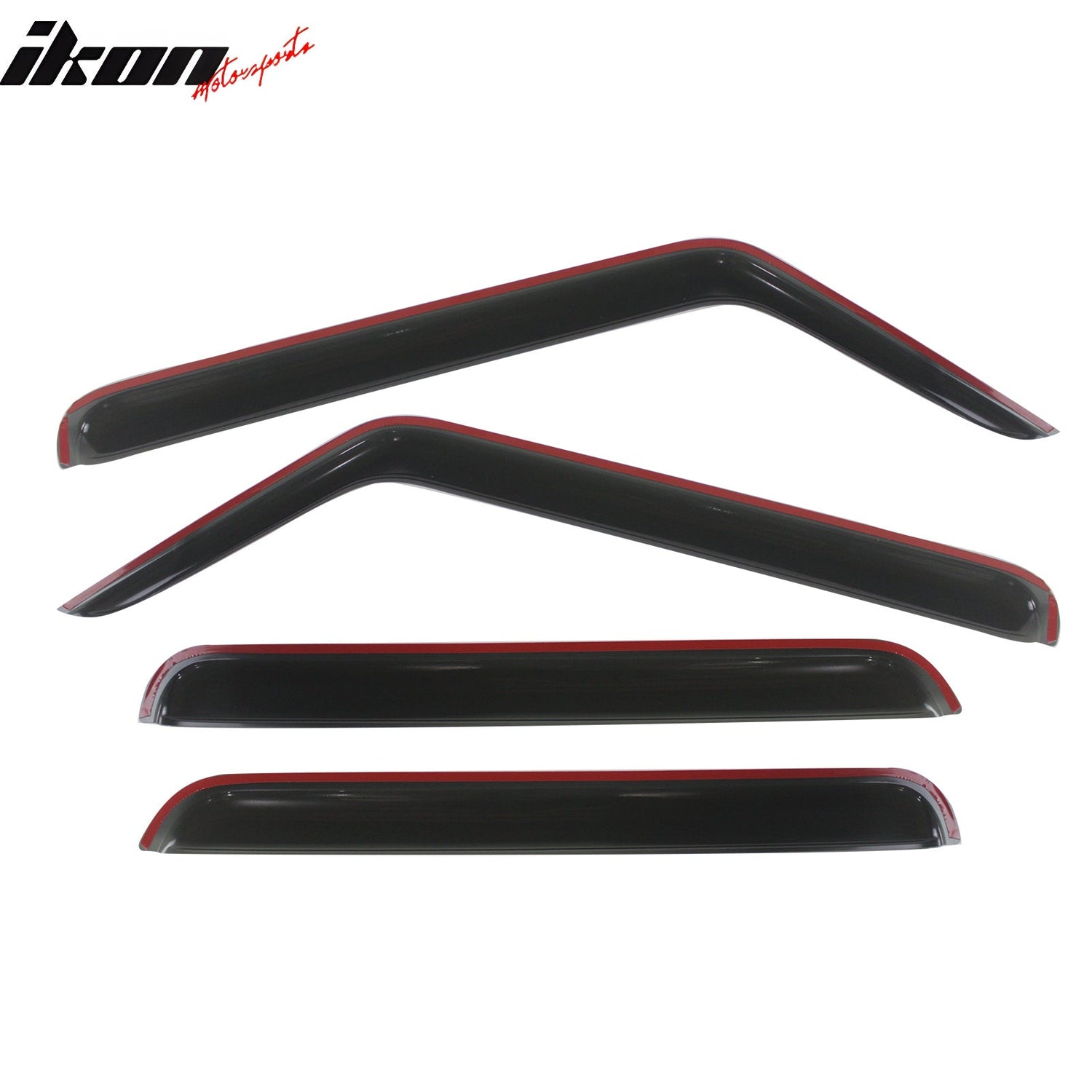 2006-2010 Jeep Commander Slim Style Smoke Visor Windows Guard Acrylic