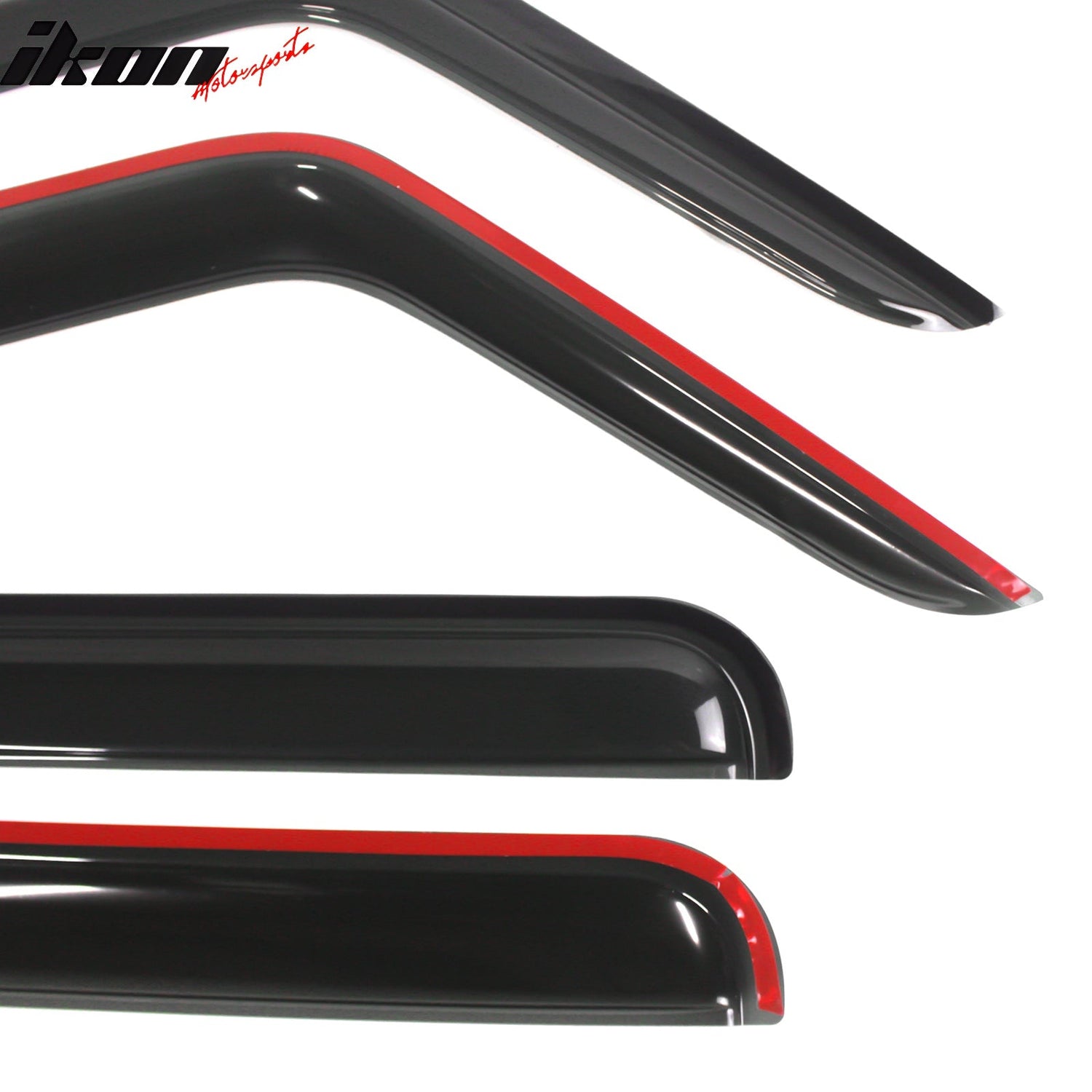 2006-2010 Jeep Commander Slim Style Smoke Visor Windows Guard Acrylic